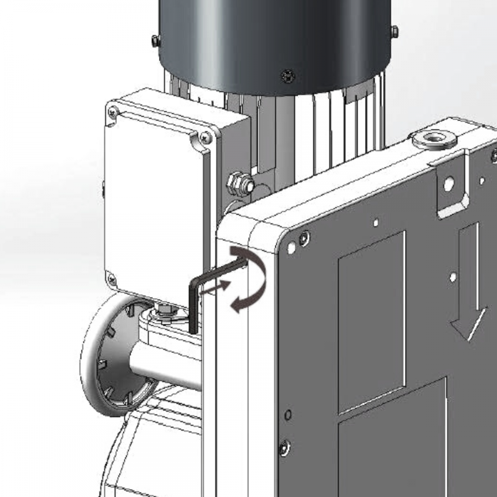 Built-in overload mechanism on the UNILIFT hoist